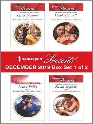 cover image of Harlequin Presents--December 2019--Box Set 1 of 2